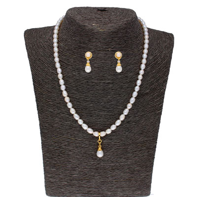 "Drop Pearl Set - SJPS020 - Click here to View more details about this Product